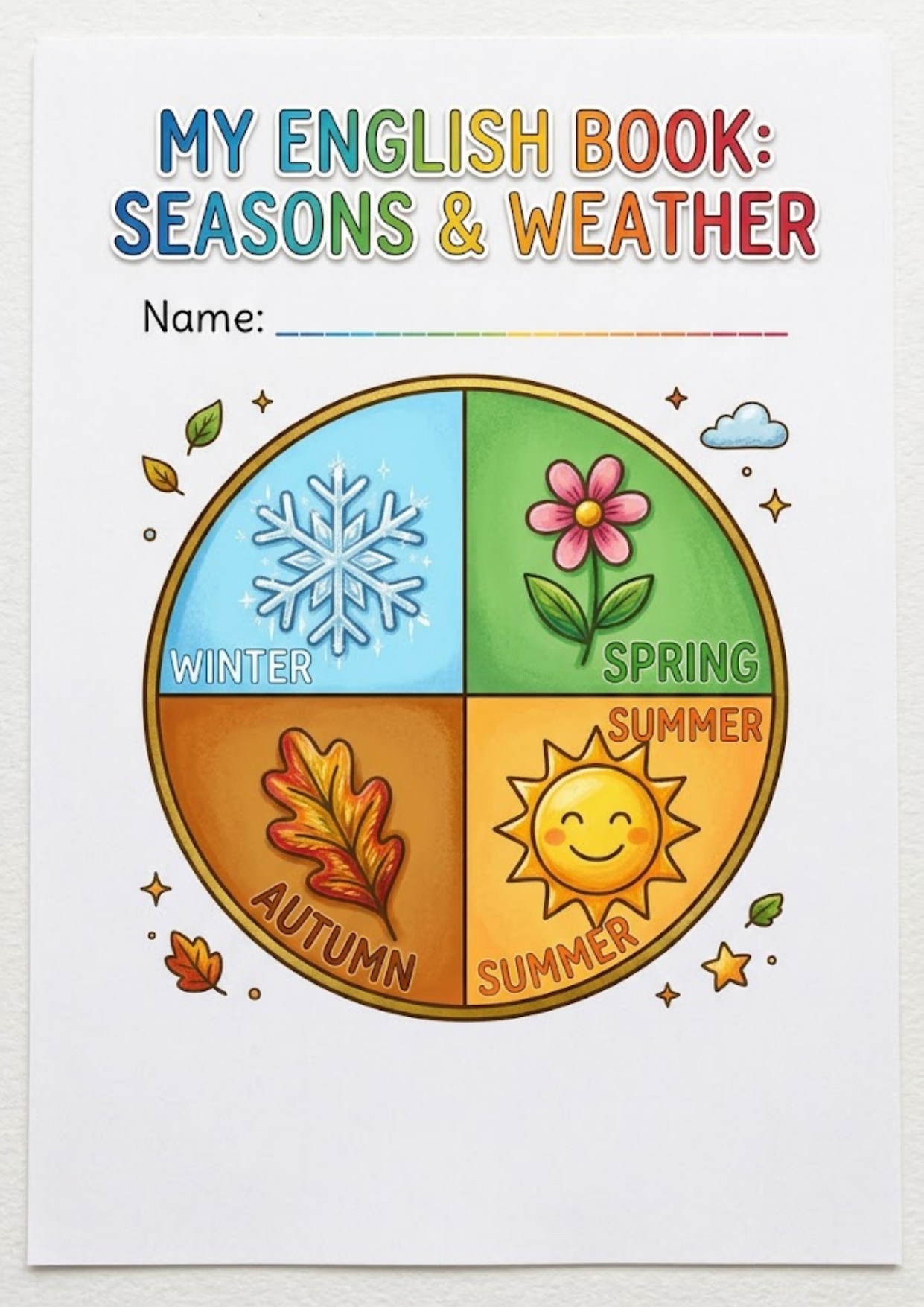 Seasons, months and days of the week